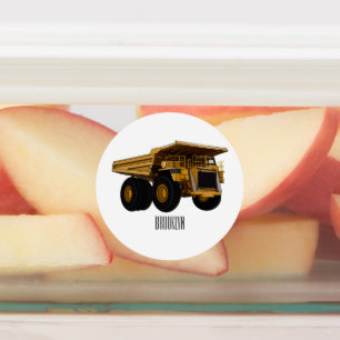 Etiquetas Ilustração de desenho animado de caminhão Haul