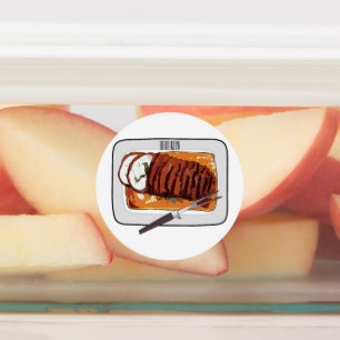 Etiquetas Ilustração de desenho animado de peru-bravo