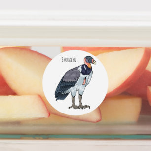 Etiquetas ilustração do desenho animado do Rei Abutre