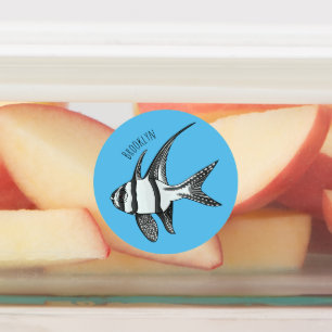 Etiquetas Imagem cartoon de cartoon de Banggai