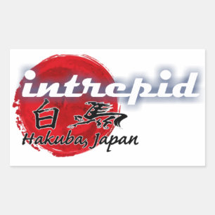 Etiquetas intrépidos de Hakuba - retângulo