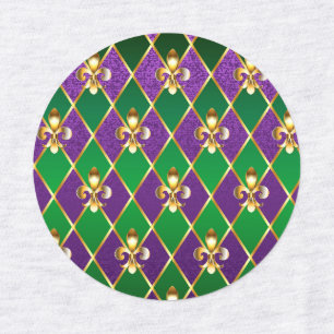 Etiquetas Jewelry Background Mardi Gras