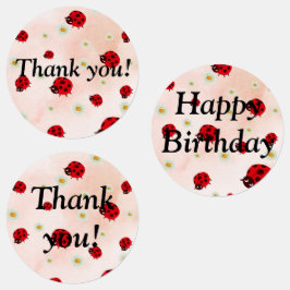 Etiquetas Lady bug party photo