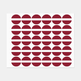 Etiquetas Latvia Flag Emblem