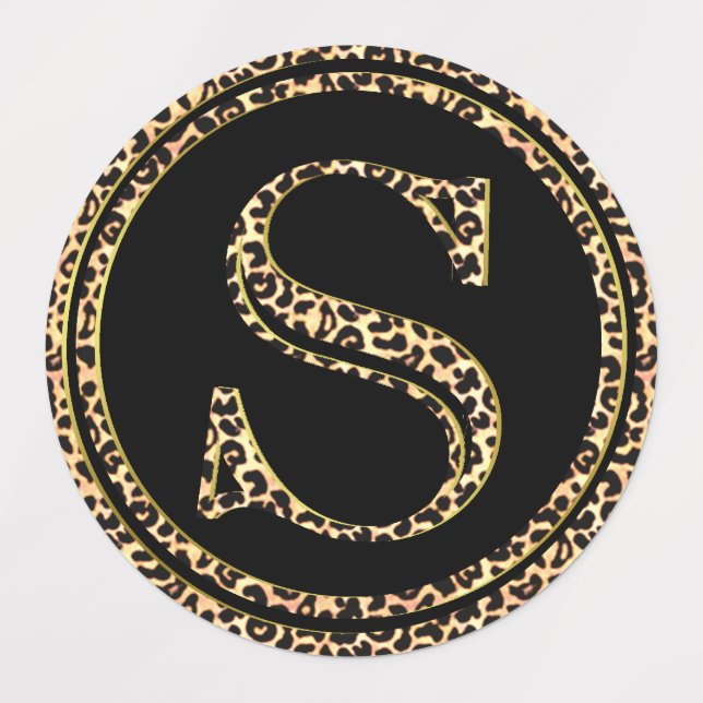 Etiquetas Leopard S (Design 3)