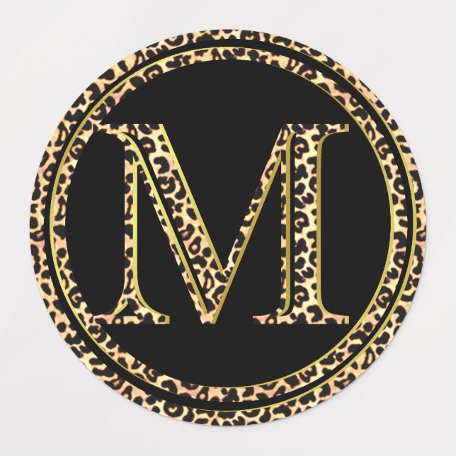 Etiquetas Leopardo M (Design 3)