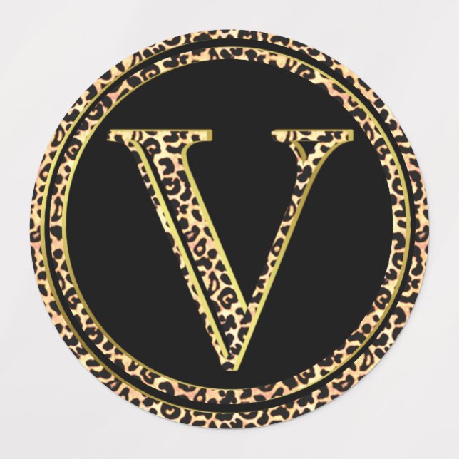 Etiquetas Leopardo V (Design 3)