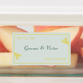 Etiquetas Lily Frame Favor de Casamento