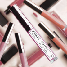 Lip Gloss Simples Rosa Glitter Border Produto Dour