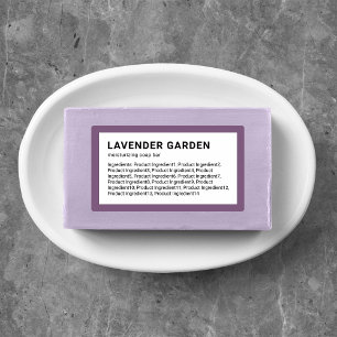Etiquetas Lista de Ingredientes Personalizados de Cor Minima