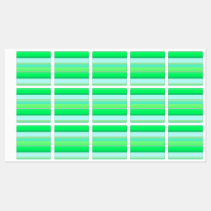 Etiquetas Listras verdes aqua fofas