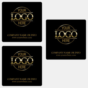Etiquetas Logotipo comercial da empresa do Promocional perso