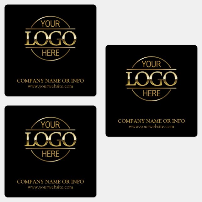 Etiquetas Logotipo comercial da empresa do Promocional perso (Grupo)