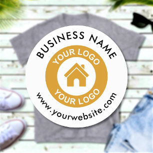 Etiquetas Logotipo comercial personalizado e vestuário de T