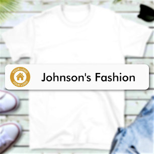 Etiquetas Logotipo comercial personalizado e vestuário de T