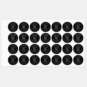 Etiquetas Logotipo Comercial Personalizado Minimalista