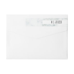 Etiquetas Logotipo de Casamento Abstrato Minimalista de Márm