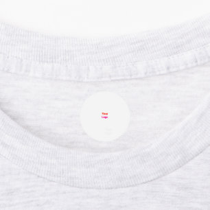 Etiquetas Logotipo personalizado simples e elegante aqui cl