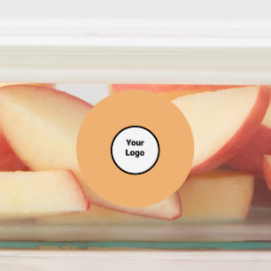 Etiquetas Logotipo personalizado simples e elegante aqui cl