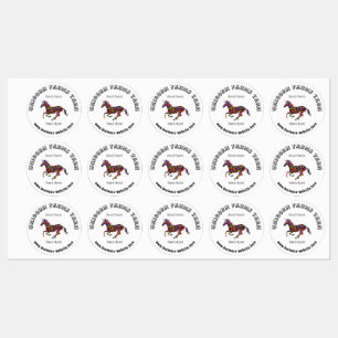 Etiquetas Logotipo redondo Modelo Business Labs Texto preto