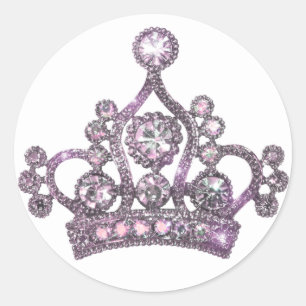 Etiquetas majestosas da tiara