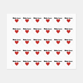 Etiquetas Make Love Hearts 2024