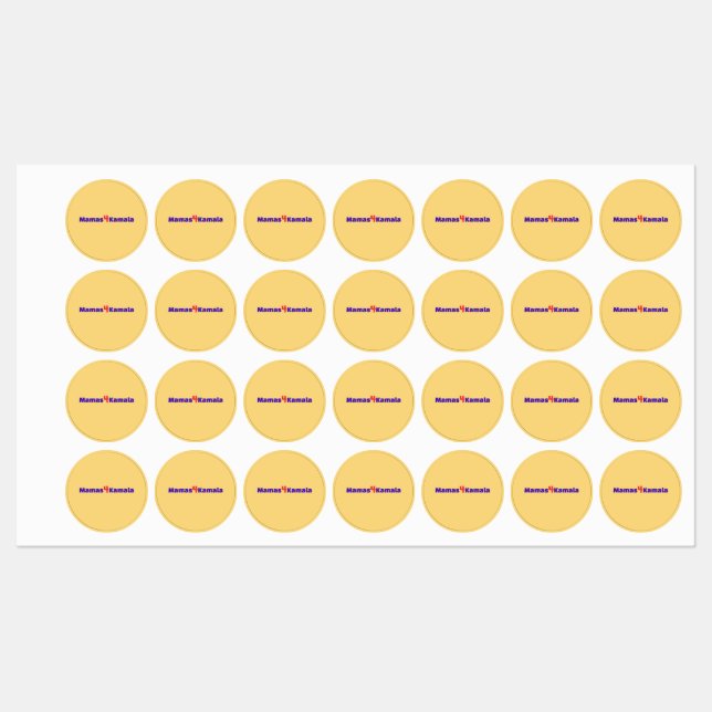 Etiquetas Mamas4Kamala Ferro (Folha)