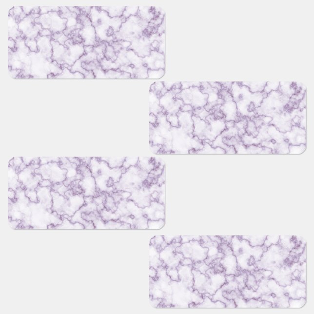 Etiquetas Marble Pattern Purple (Grupo)