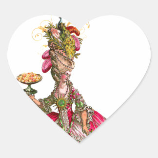 Etiquetas Marie Antoinette e Peacock Cake Stickers