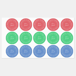 Etiquetas Megillat Esther Hebrew para Mishloach Manot Sticke