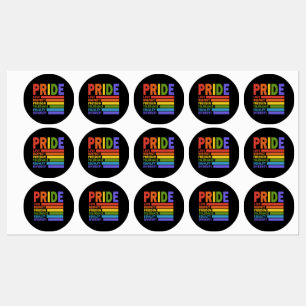Etiquetas Mês do Orgulho LGBT