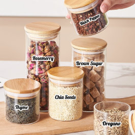 Etiquetas Mínimas Simples de Armazenamento em Cozi