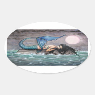 Etiquetas minúsculas da sereia da ilha