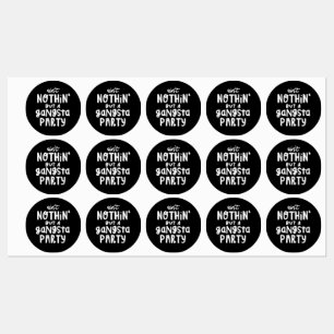 Etiquetas Nada além de um Rap de hip hop do Partido Gangsta 