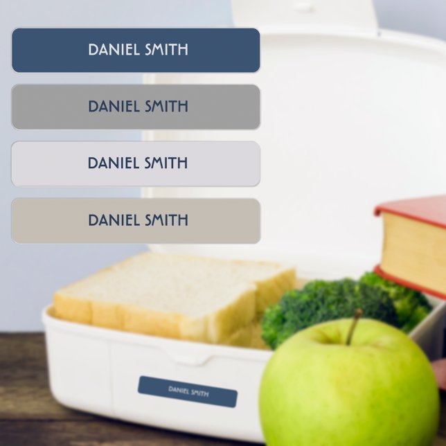 Etiquetas Nome da creche escolar (Waterproof name labels for school supplies, lunch boxes, day care, baby bottles, and more!)