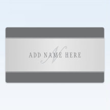 Nome Elegante e Letra Monográfica (ou outro texto)