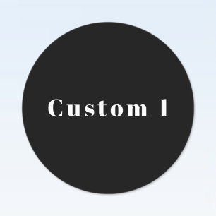 Etiquetas Nome Personalizado com Estilo ou outro Texto Pre