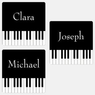 Etiquetas Nome Personalizado de Músicos de Teclado Piano Cl