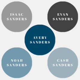 Etiquetas Nome Simples de Vestuário do Arco-Íris à Prova de 