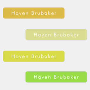 Etiquetas Nomes Modernos Simples Crianças à Prova de Água Pe