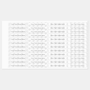 Etiquetas Novos itens personalizáveis