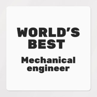 Etiquetas O melhor Engenheiro mecânico do mundo