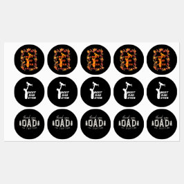 Etiquetas O melhor pai de sempre, presentes de dia de os pai