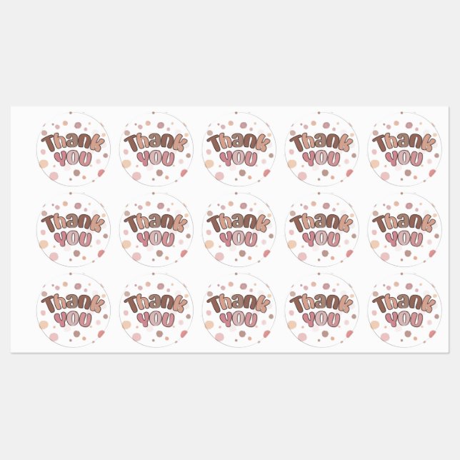 Etiquetas Obrigado (Folha)