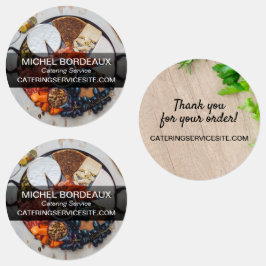 Etiquetas Obrigado pelo seu pedido de serviço de restauração