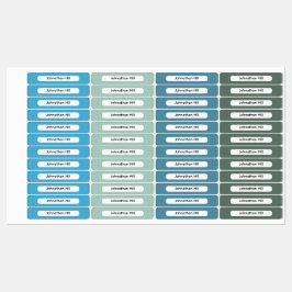 Etiquetas Ocean Color Palette Coastal Hue Name Organization