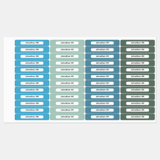 Etiquetas Ocean Color Palette Coastal Hue Name Organization