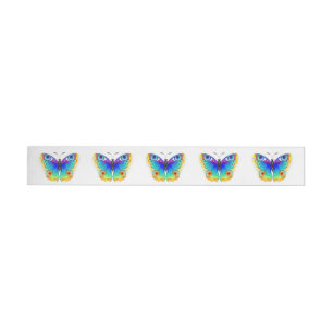 Etiquetas Olho Peacock da Borboleta Arco-Íris