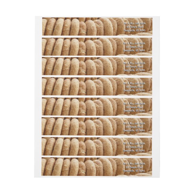 Etiquetas Oodles de Snickerdoodles (Folha)