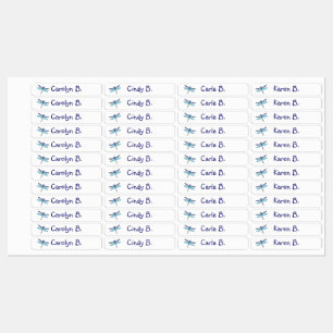 Etiquetas Opção de Rótulos de Dragonfly para 4 Filhos